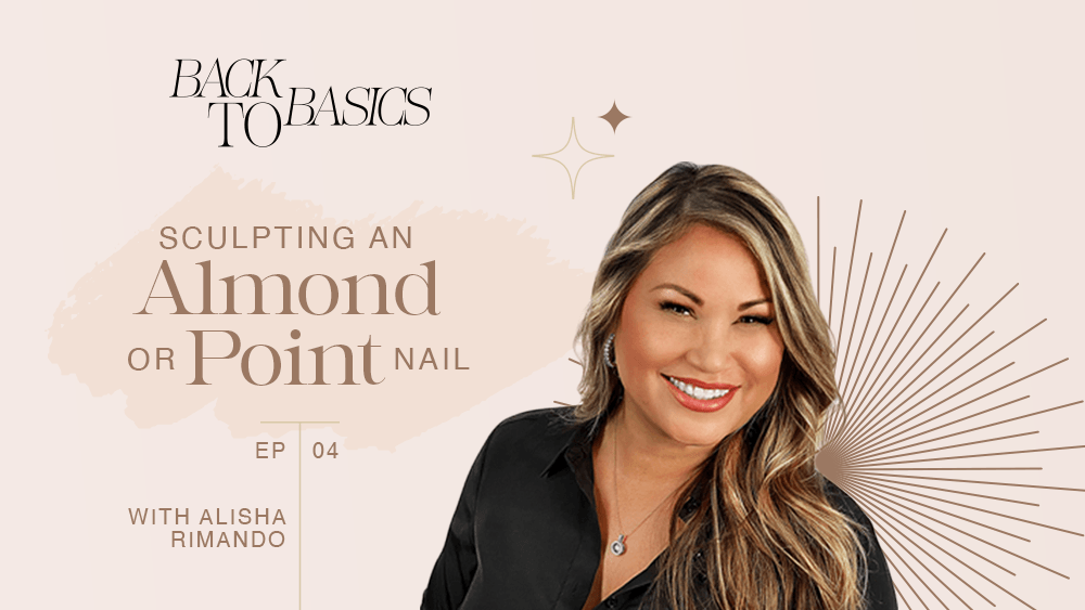 Learn proper form placement to create perfect custom almond or point nails with world champion Alisha Rimando of GlossaryLive.