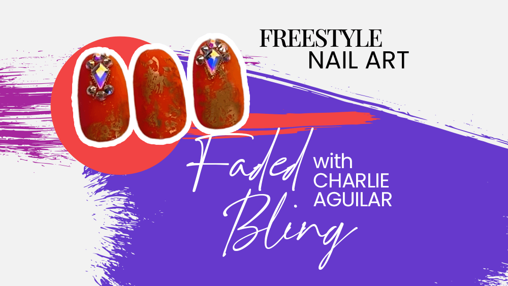 Learn color fading techniques in combination with crystals and bullion with Charlie Aguilar to create this simply elegant look for your clients.