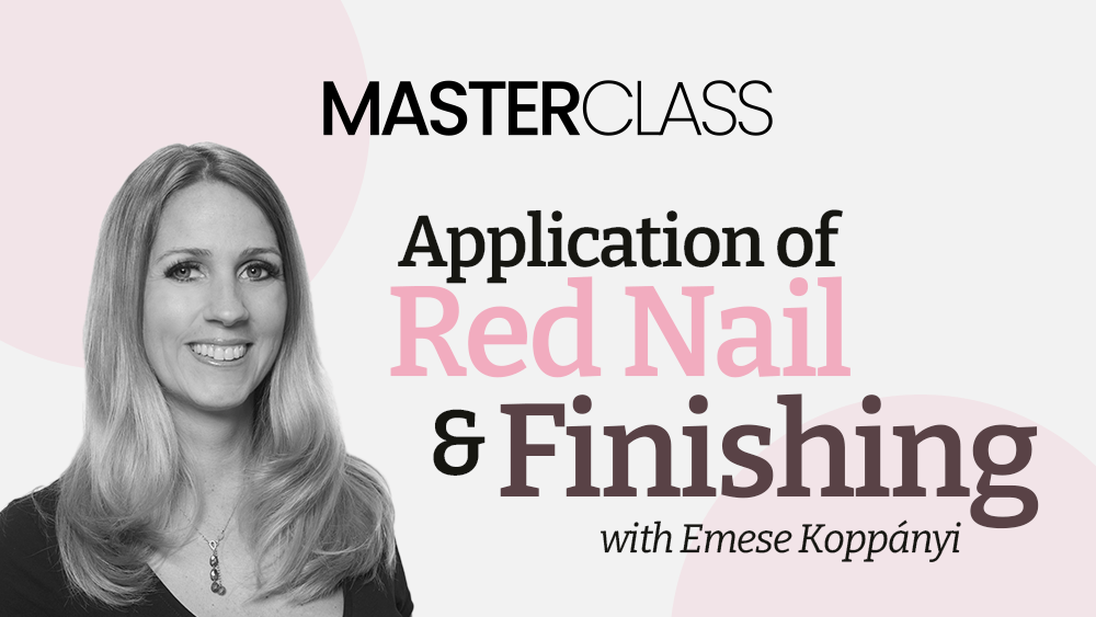 Polishing the red nails can prove difficult under the final moments of a competition, so let Emese Koppanyi show you a few tricks to make it look like the nails GREW RED!
