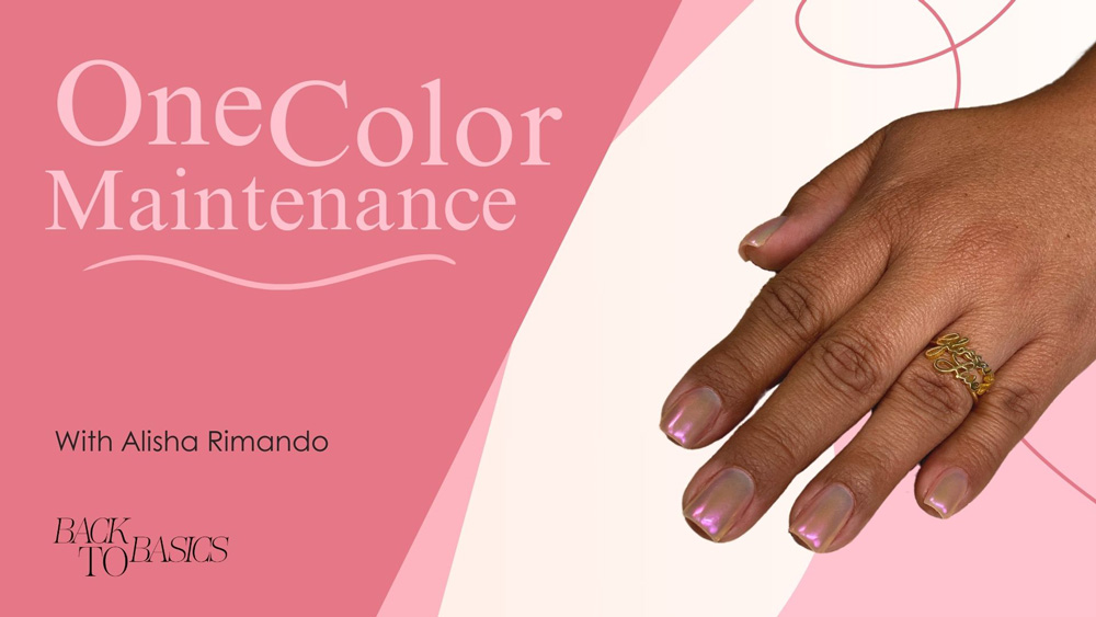 Glossryive Back To Basics One Color Nail Enhancement Alisha Rimando