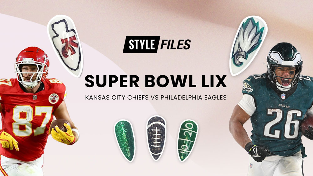 Style Files Superbowl LIX Inspired Nails Lisa Boone